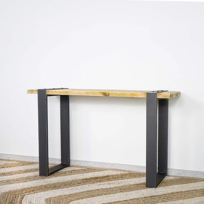 Silas Solid Wood Top Console Table