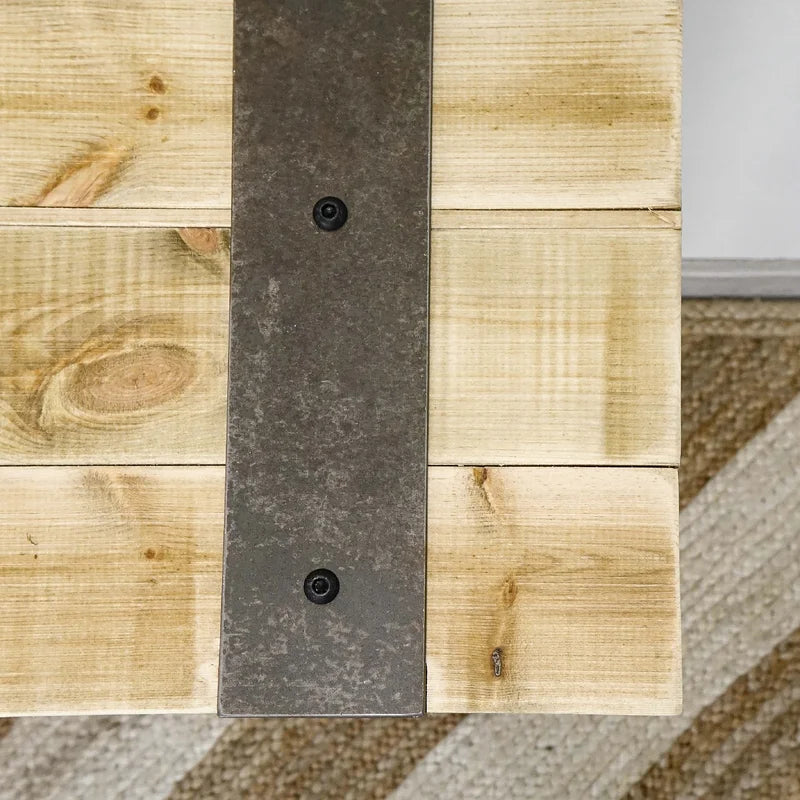 Silas Solid Wood Top Console Table