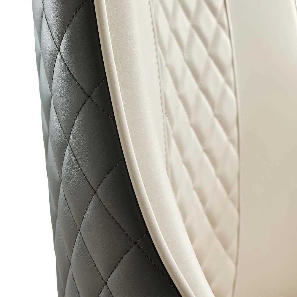 Hobart 7-Piece Modern Dining Room Sets (71" Dining Table + 6 Chairs) Pre-Assembly, Sintered Stone Tabletop Kitchen Dining Table Set with 6 PU Upholstered Chairs