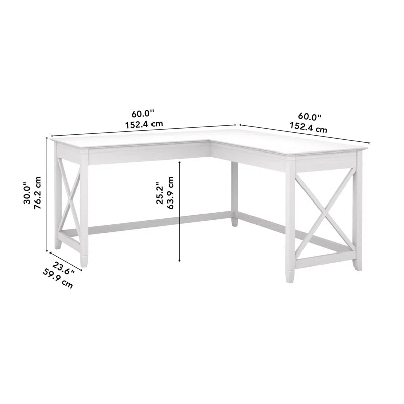 60W L Shaped Desk