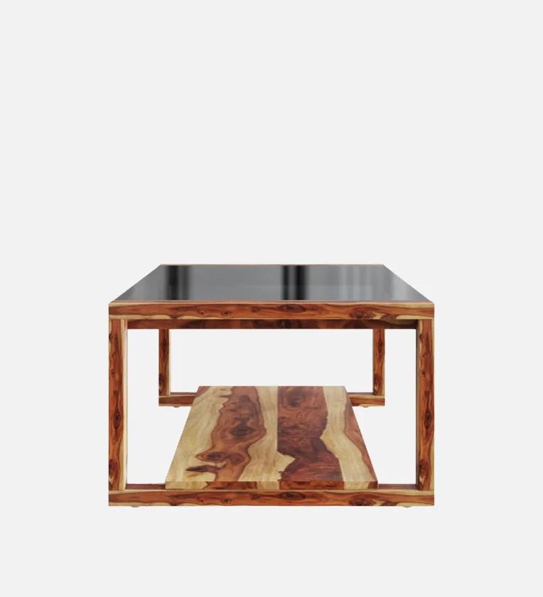 Sheesham Wood Coffee Table In Natural Teak Colour
