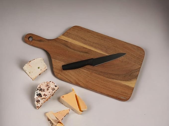 Wooden Cutting Board for Kitchen/Chopping/Serving Board, Platter for Vegetables, Cheese and Charcuterie