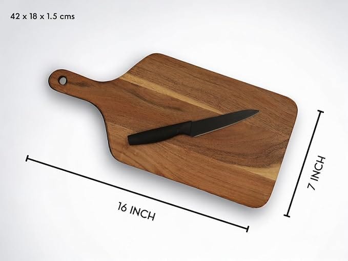 Wooden Cutting Board for Kitchen/Chopping/Serving Board, Platter for Vegetables, Cheese and Charcuterie