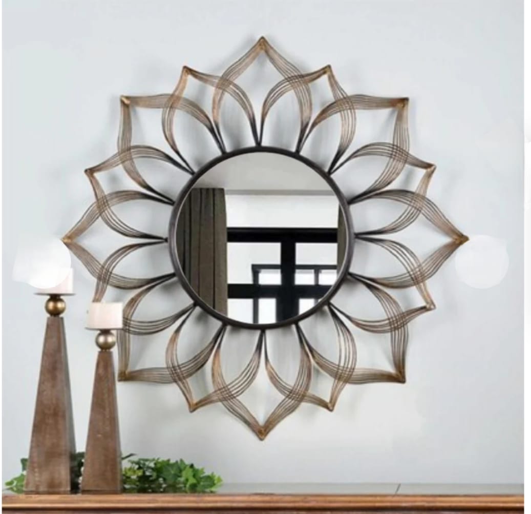 BLACK MORRIS WALL MIRROR