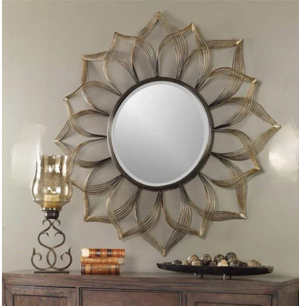 BLACK MORRIS WALL MIRROR