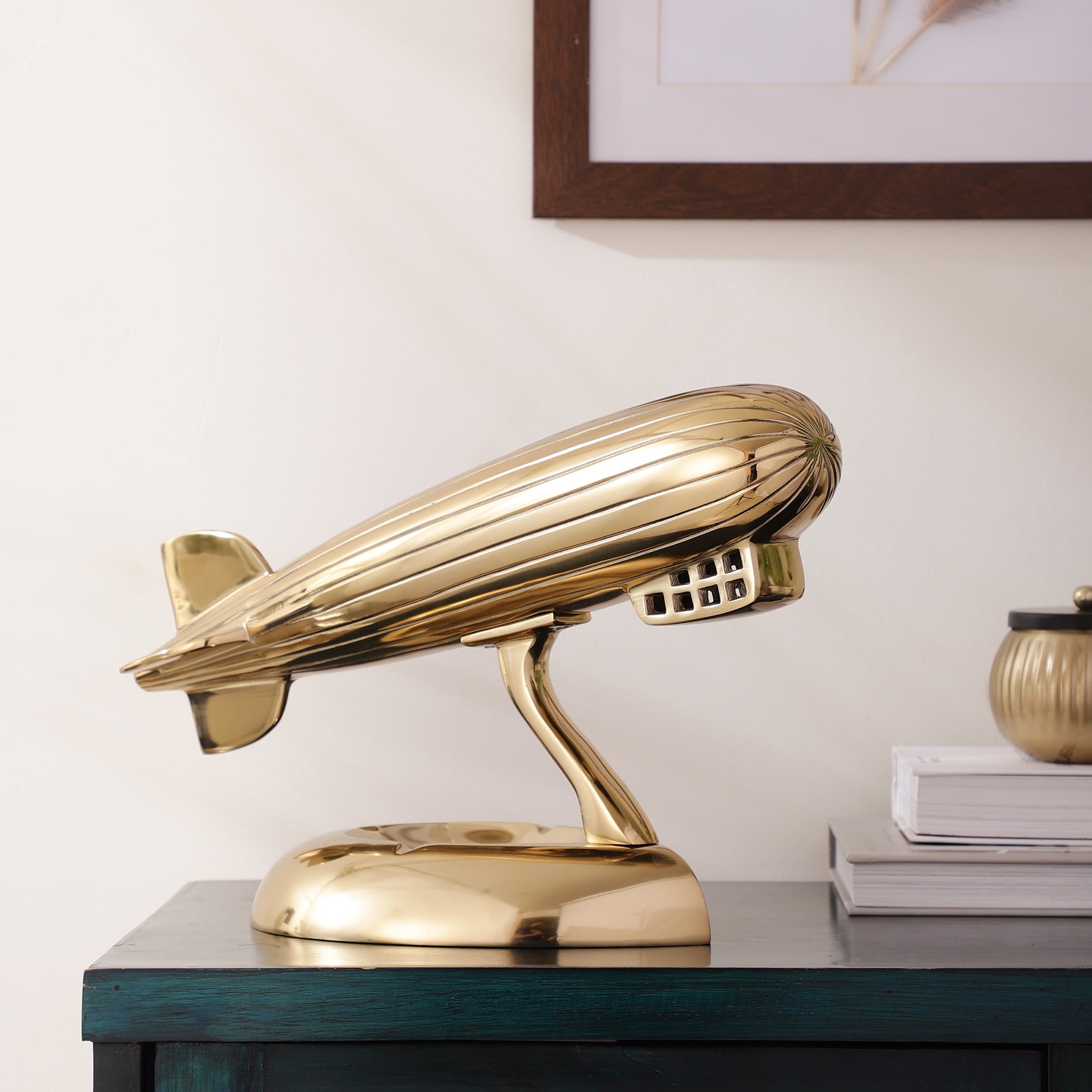 Zeppelin Metal Gold Decorative