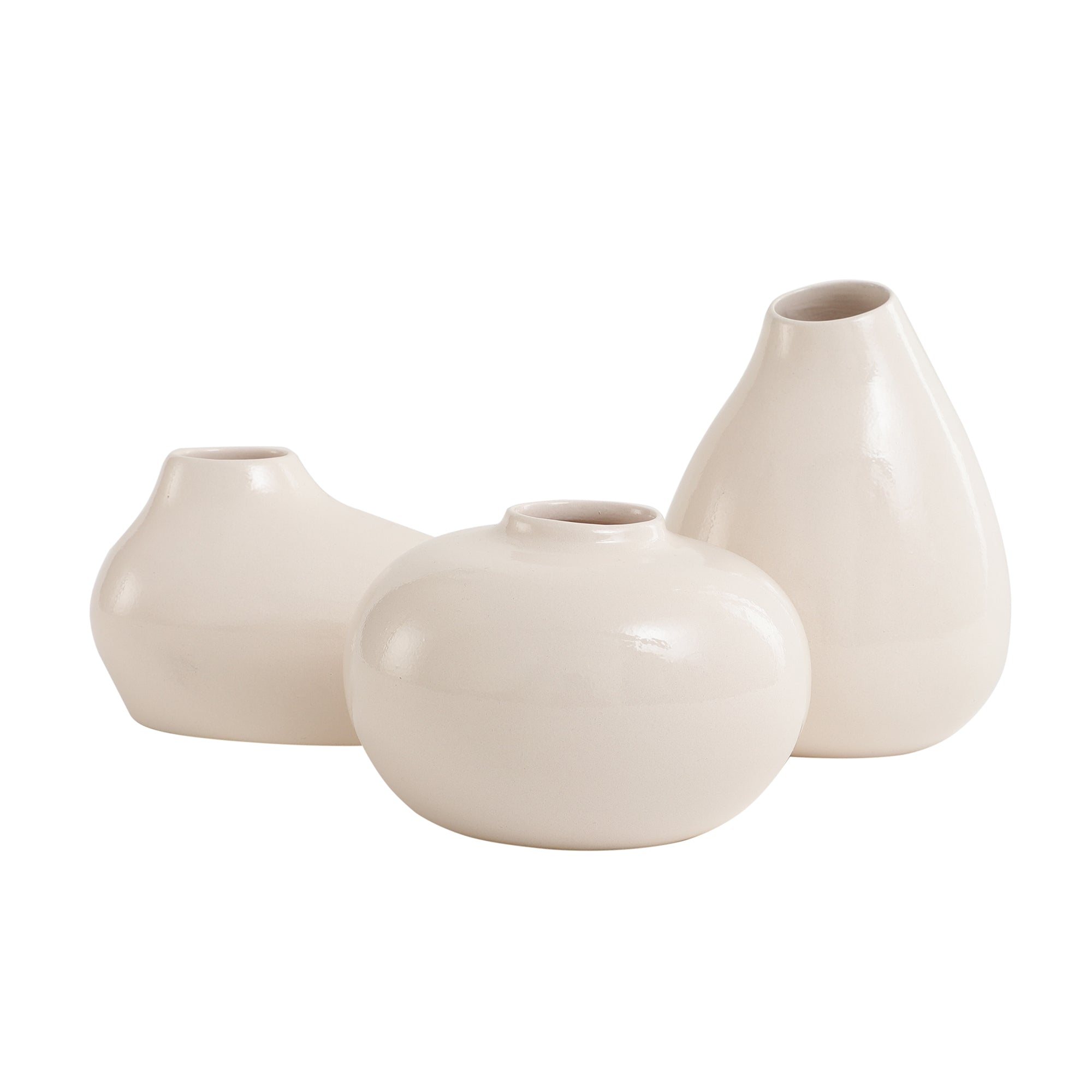 Varys Trio white vase set