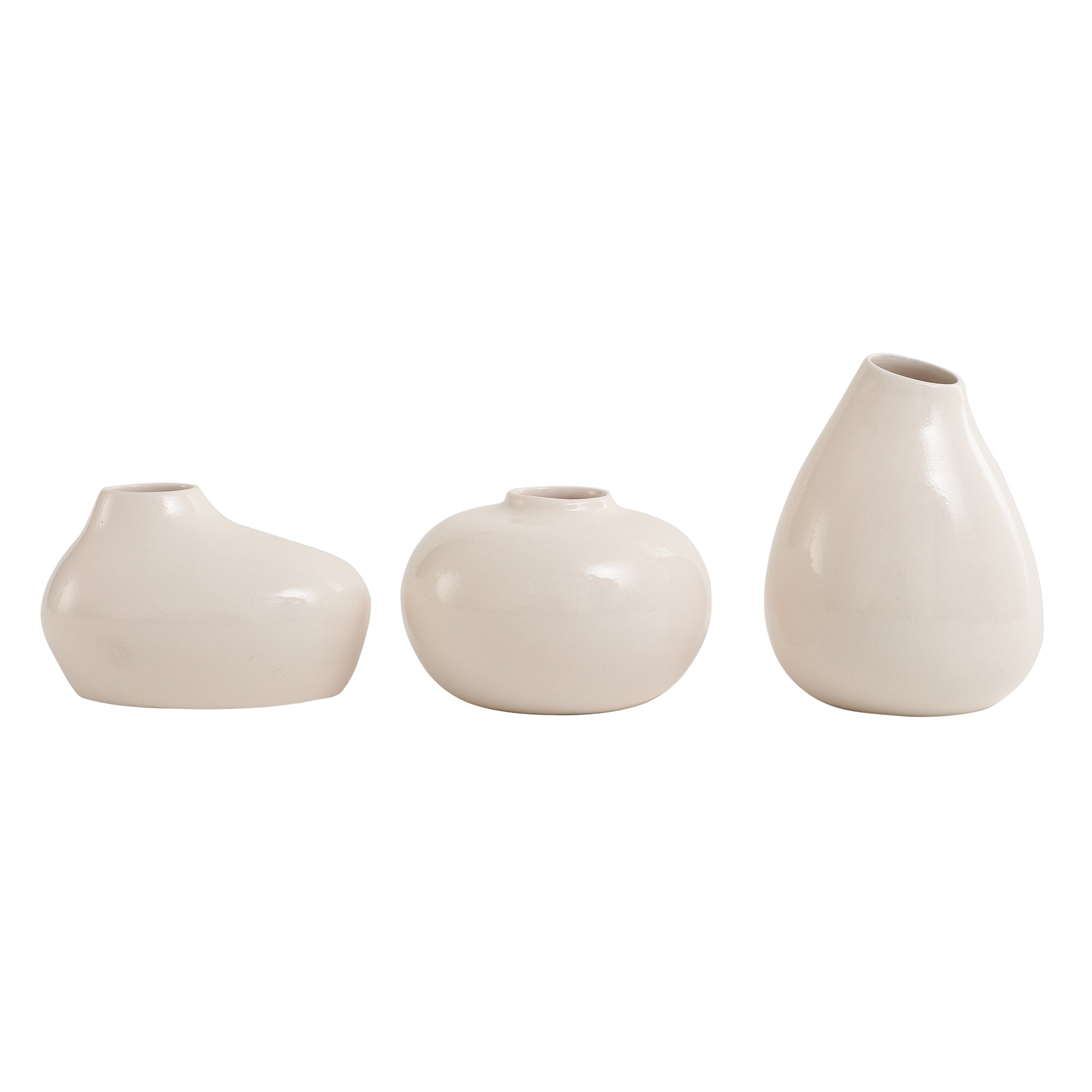 Varys Trio white vase set