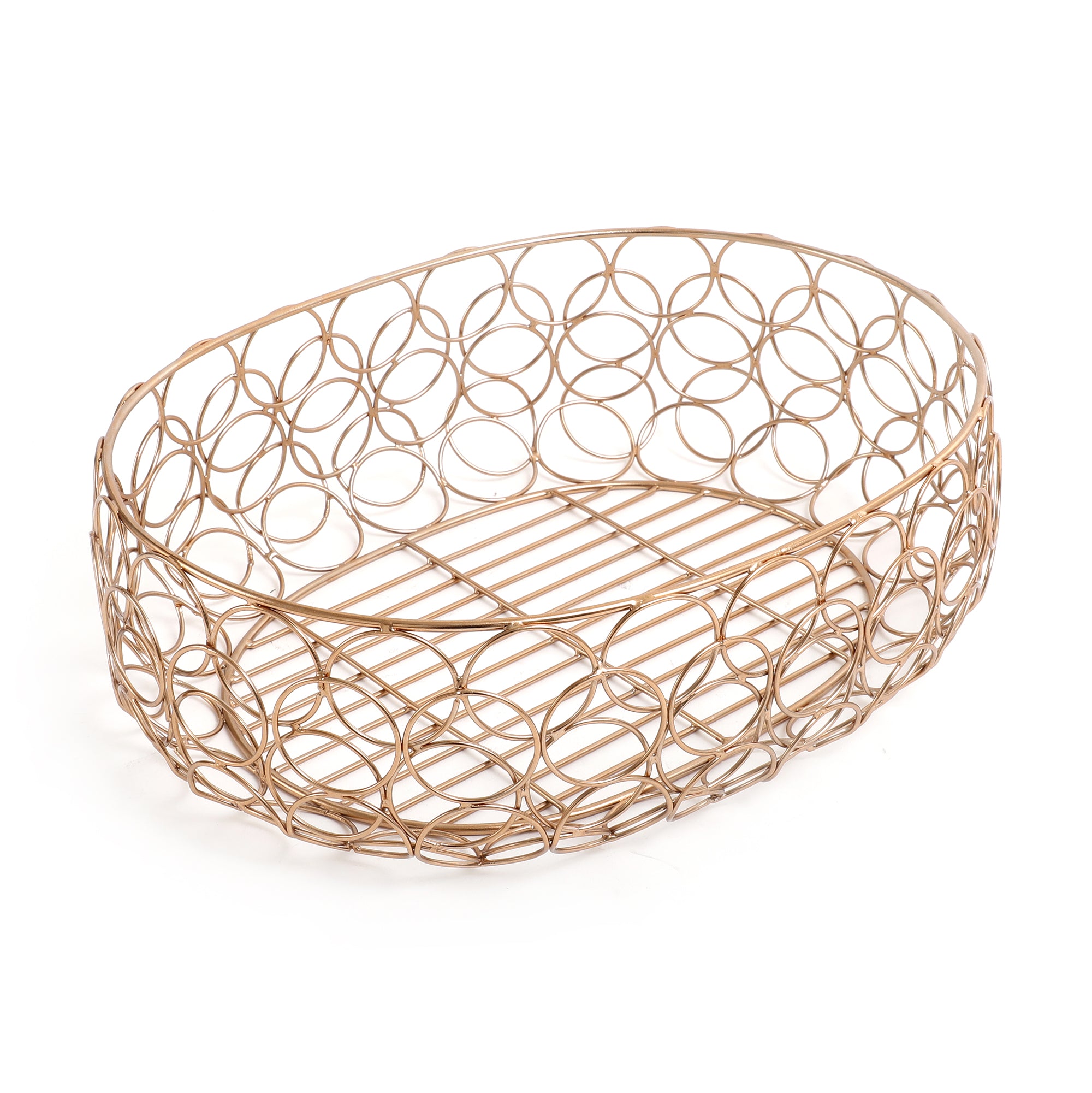 Meza Basket Copper Finish