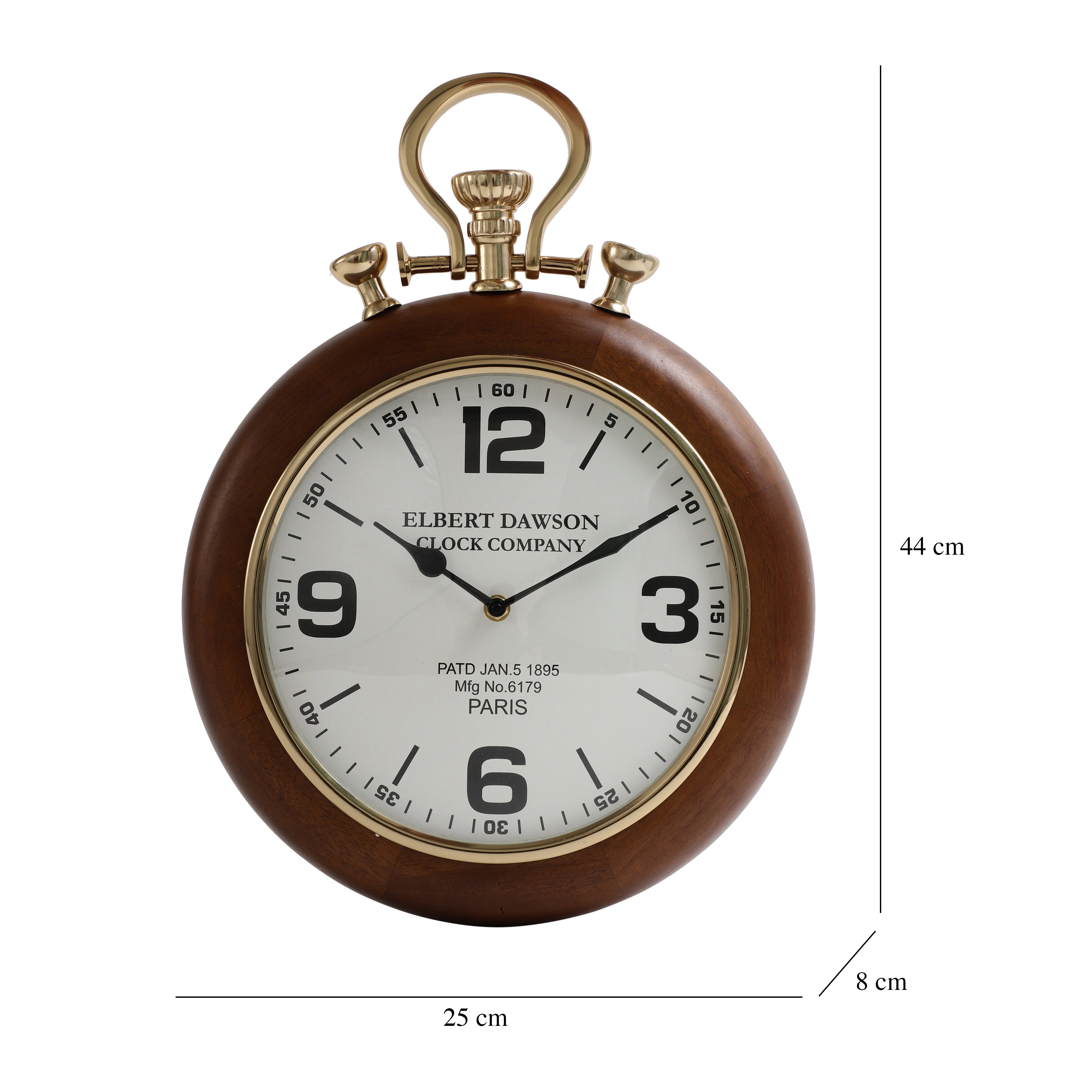 Sullivan's Wood Wall Clock