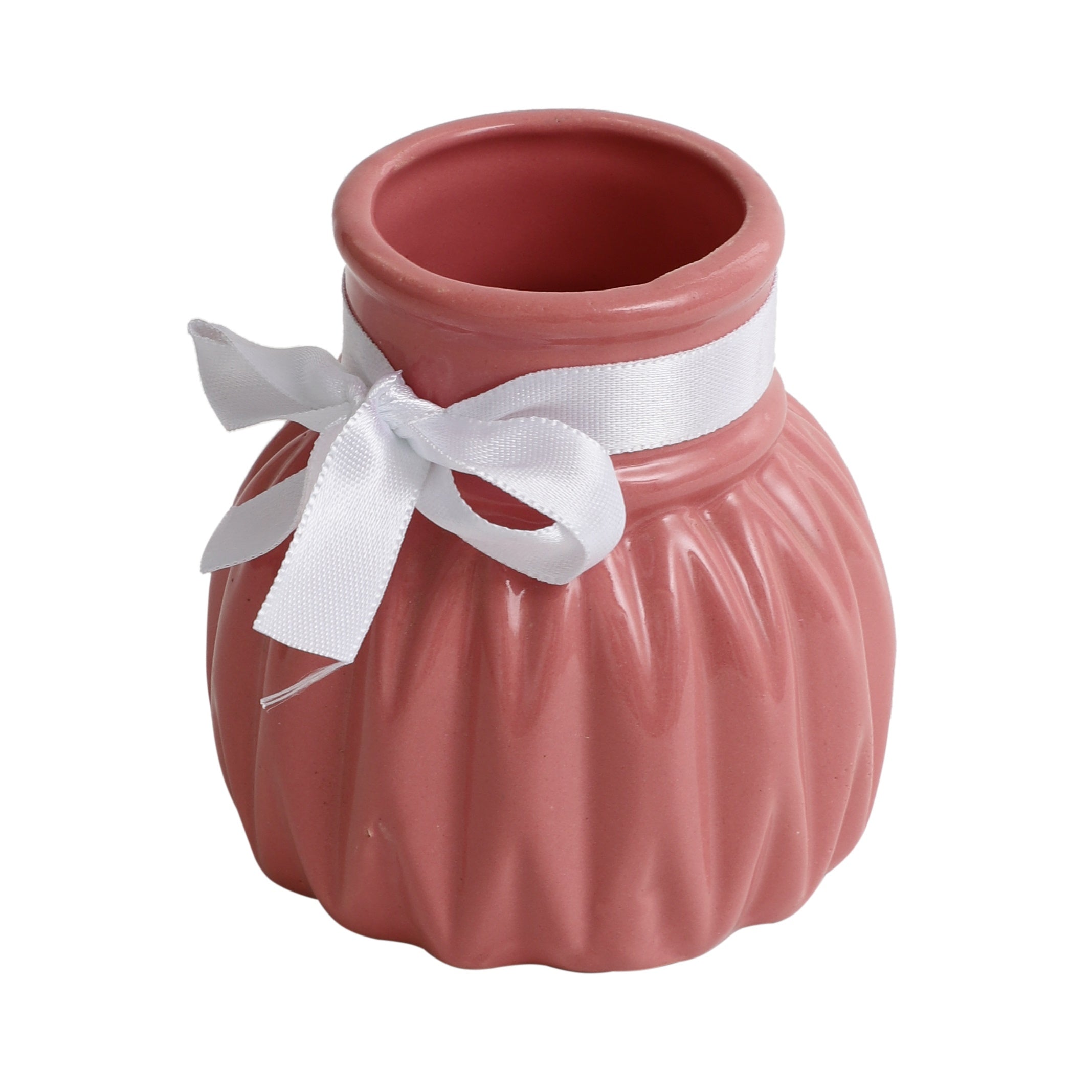 Pink WaveCera Vase small