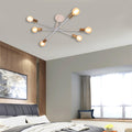 Six Head Sputnik White Mordern Chandelier By SS Lightings