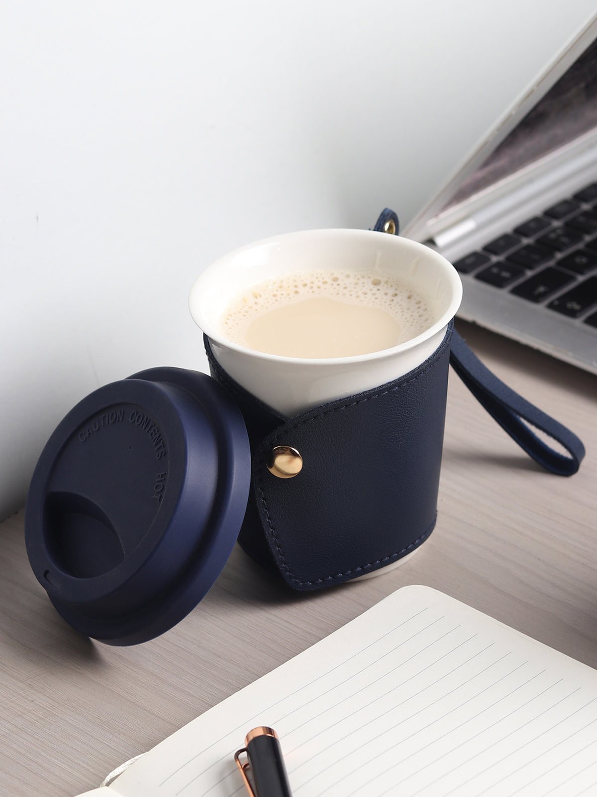 Little Latte Blue Ceramic Mug  - Ouchcart