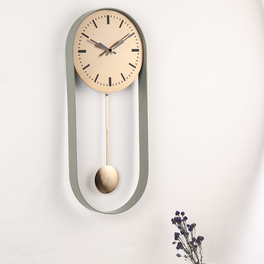 Noir Pendulum Wall Clock,
