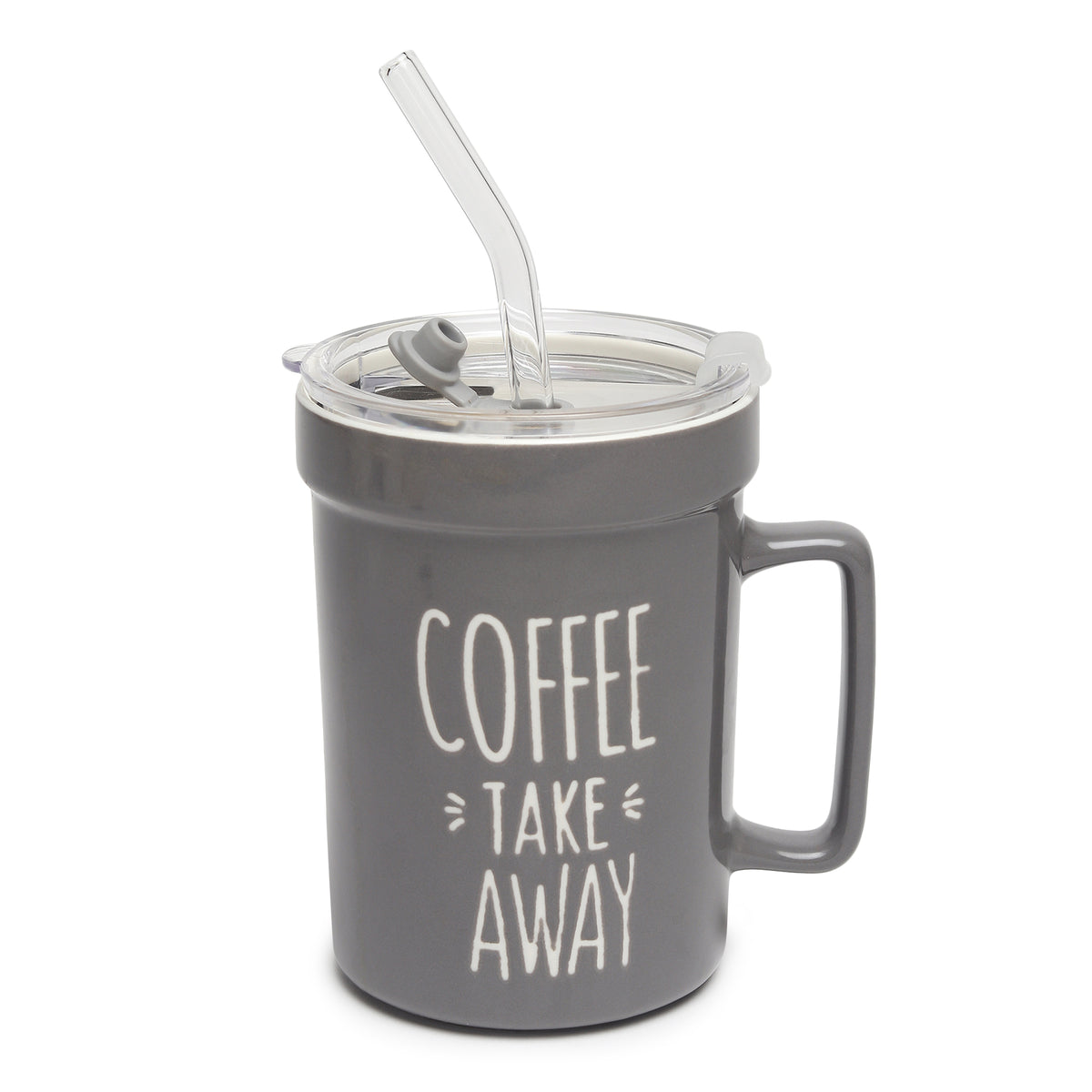 Mugsy Grey Ceramic TA Mug