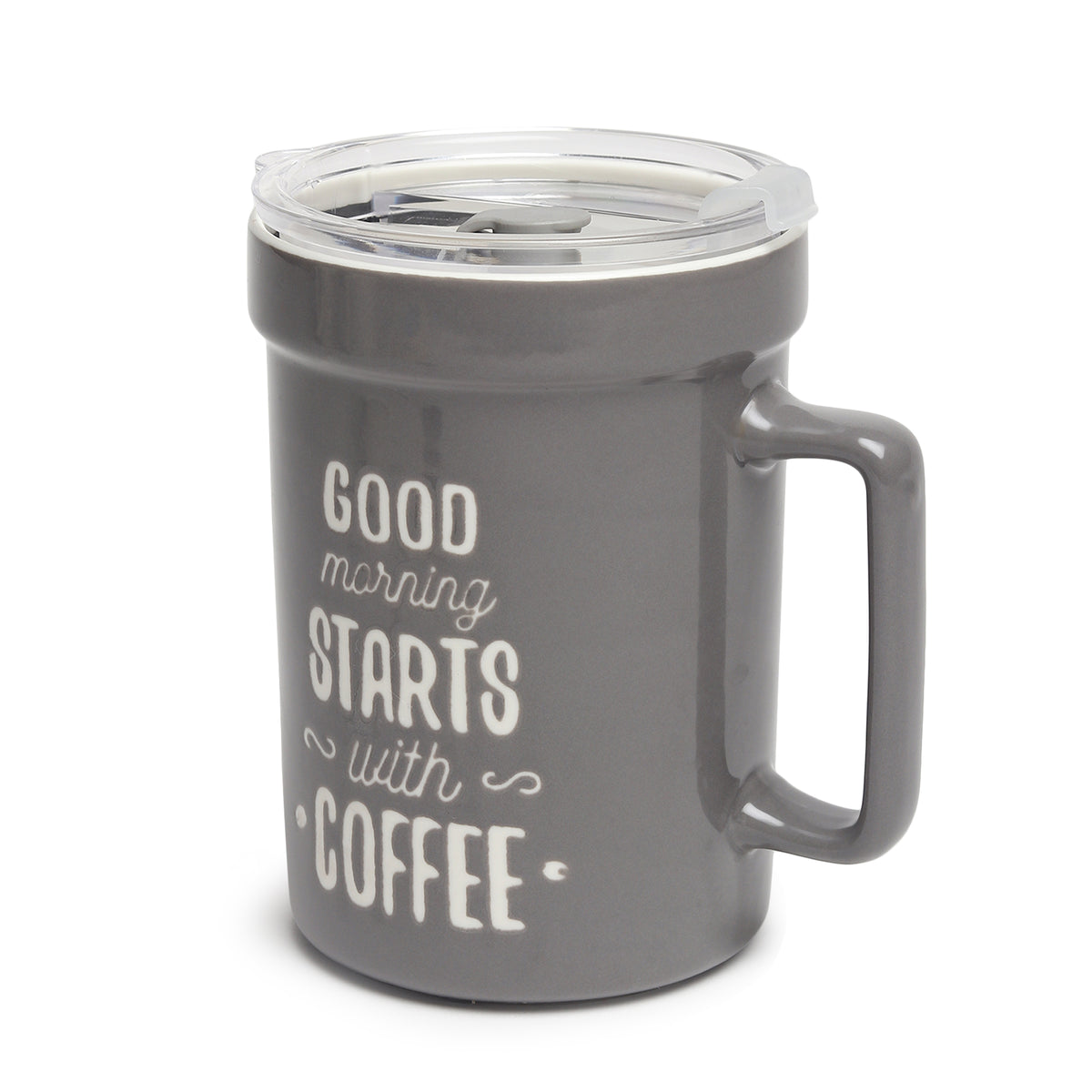 Mugsy Grey Ceramic GS Mug - Ouchcart