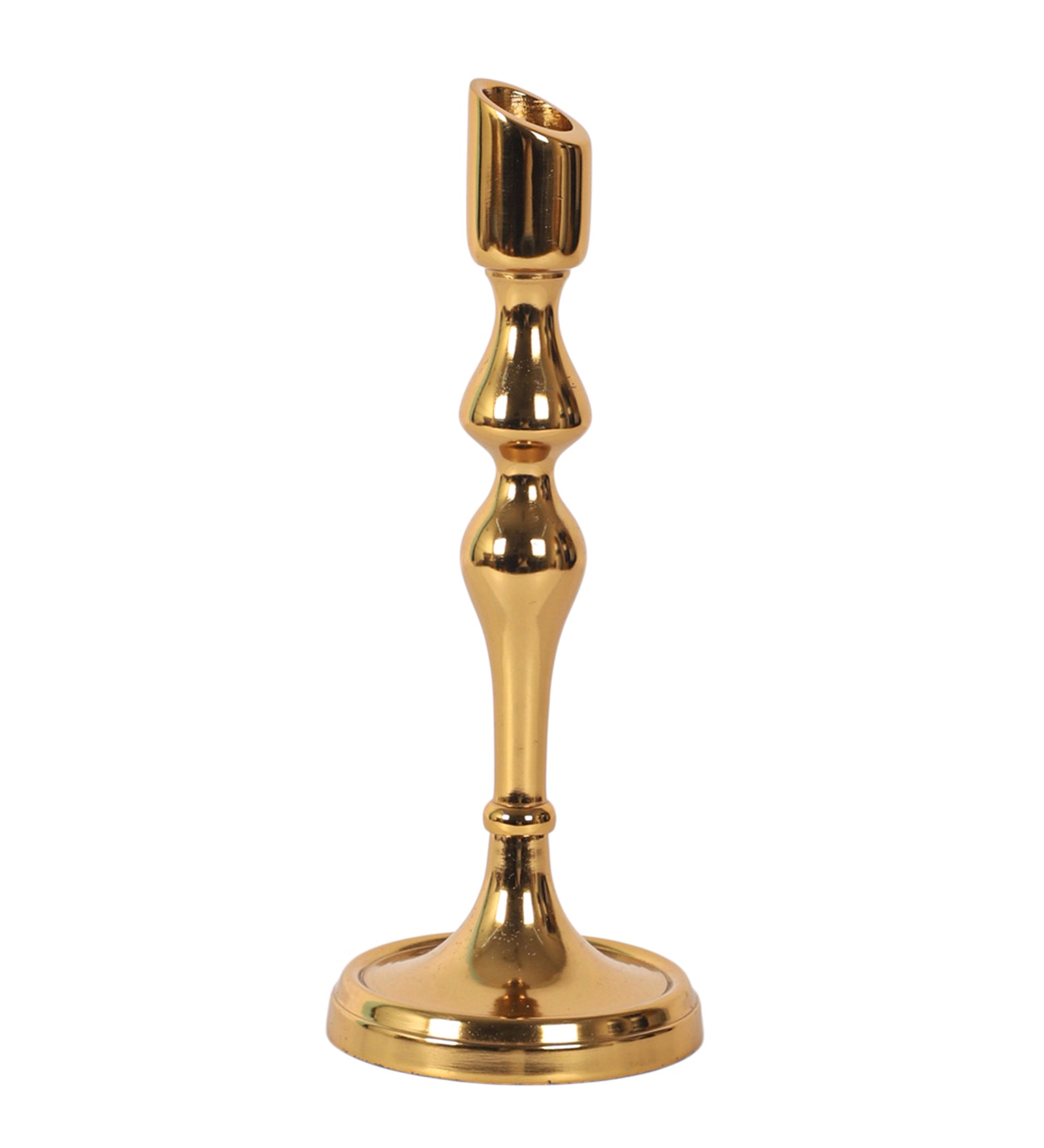 Lumora Small Gold Candleholder