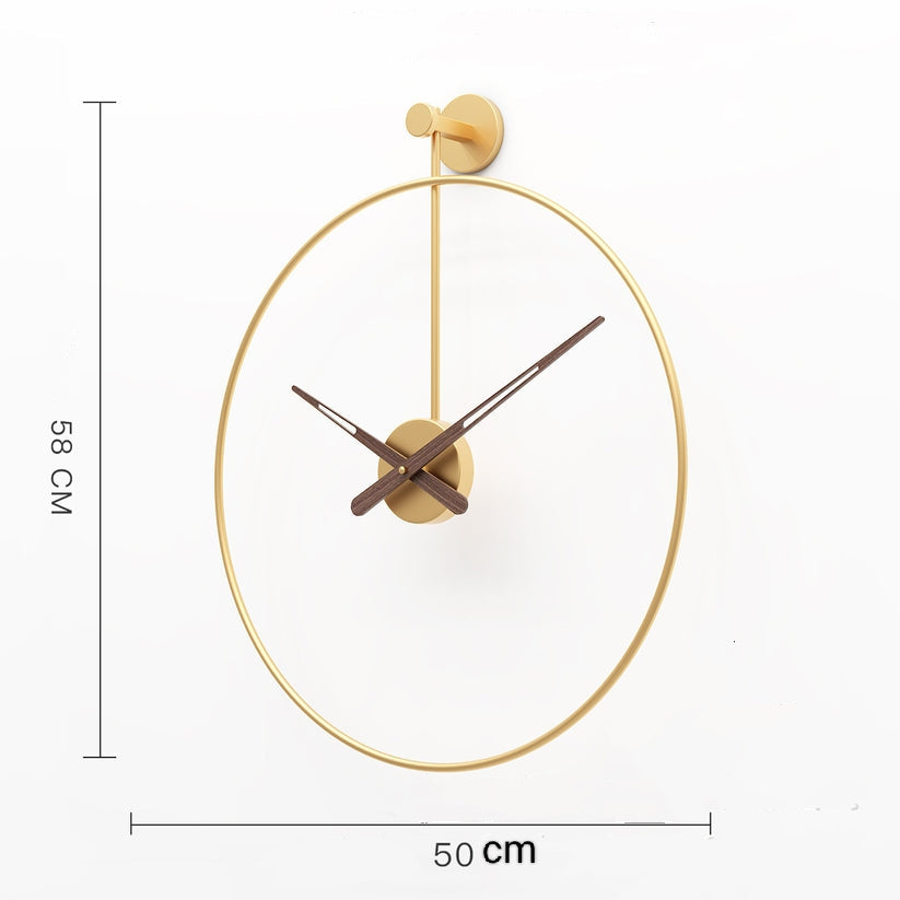 Smarty Golden Wall Clock Luxe