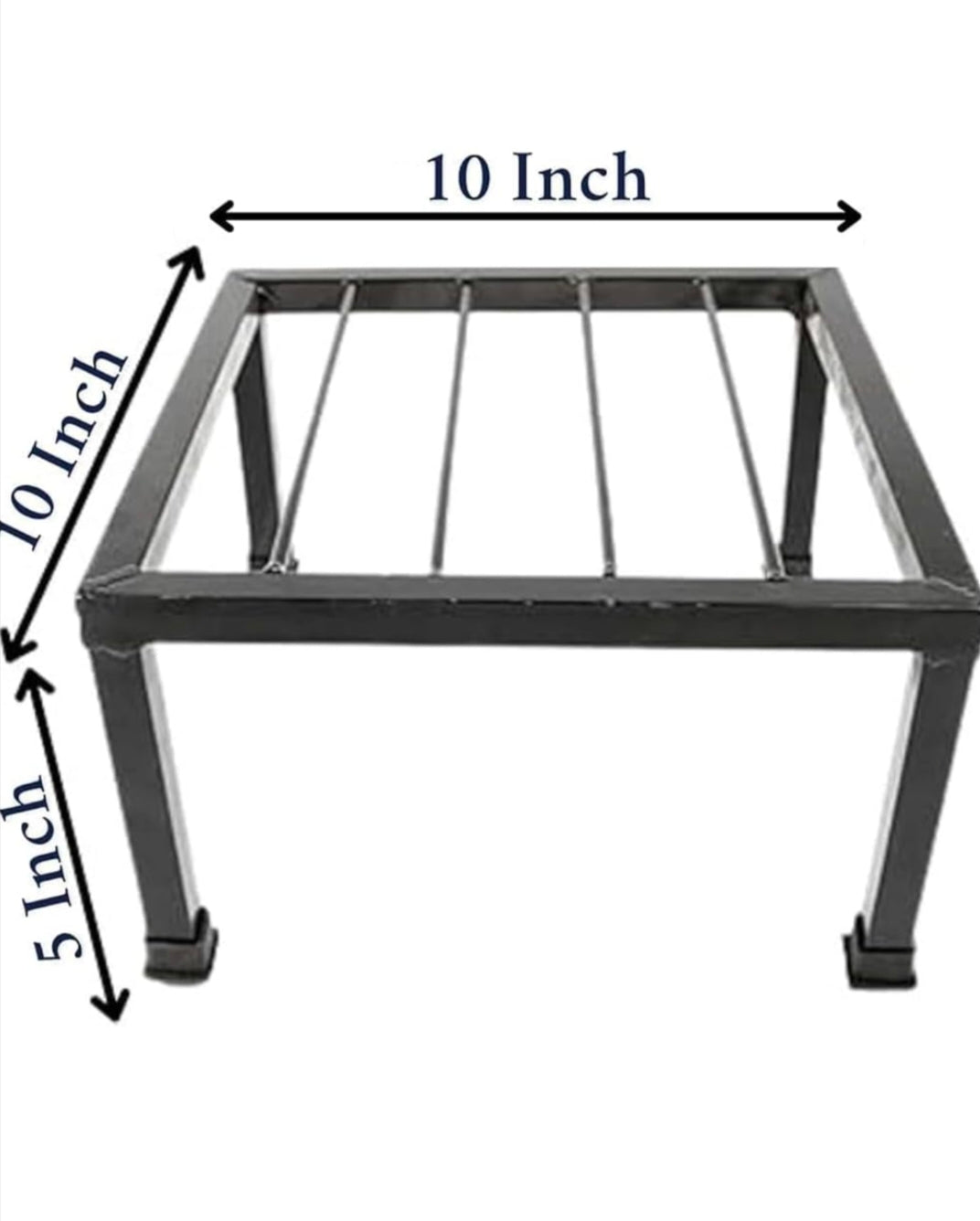 Solid Square Stand Indoor Outdoor Pot Planter Stand For Home Garden Balcony Plant Container Set (Pack Of 4)  - OUCHCART