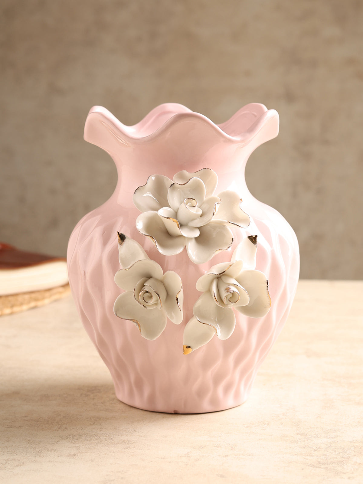Margaux Fleur Porcelain Vase - Ouchcart