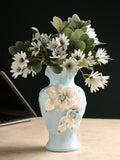 Elodie Fleur Blue Porcelain Vase