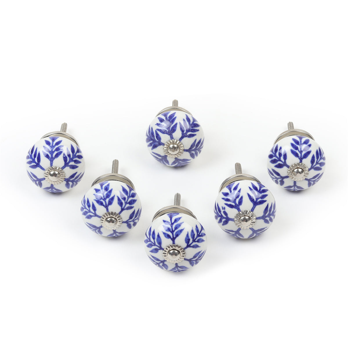 Ink Petal Knob set of 6