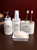 Belle Cour Bathroom Set of 4 White