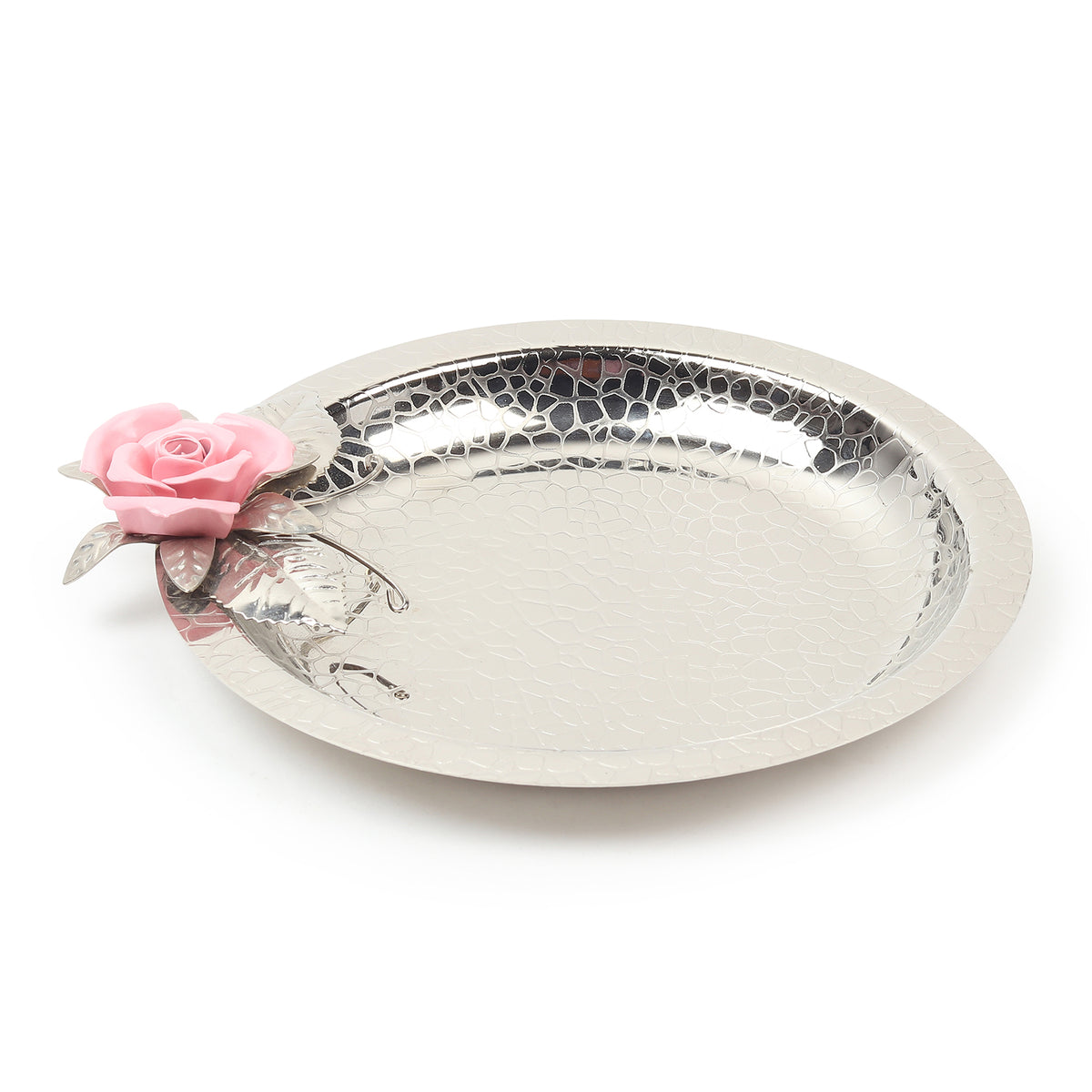 Petal Eclat Pink Circle Plate - Ouchcart