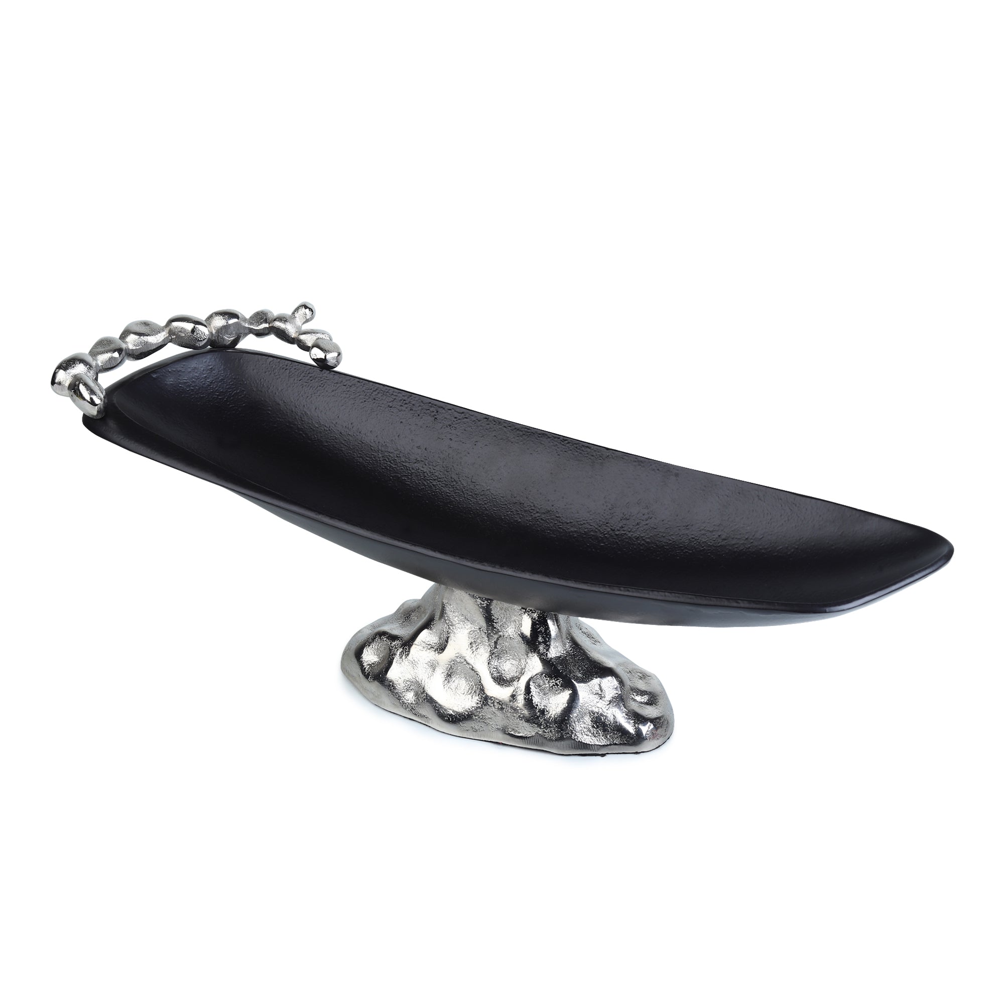 Stones Orivia Silver Platter Large - OUCHCART |Home decor