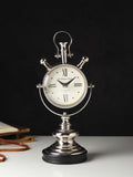 Aristotime Table clock in Silver