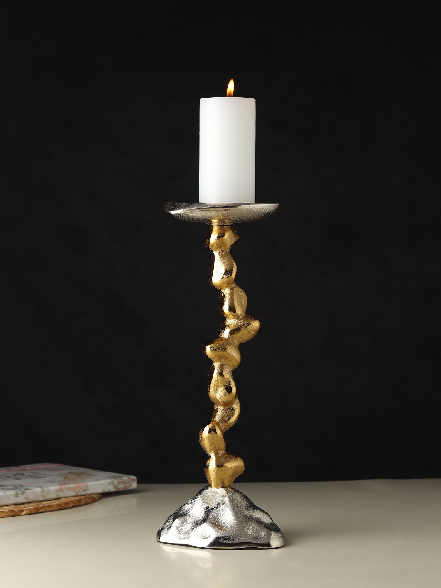 Stones Orivia Candle Holder Large- ouchcart |Home decor