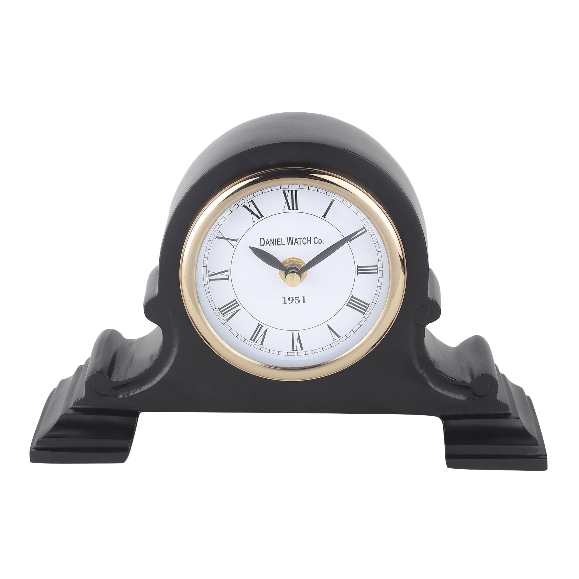 Arcadian Arc Table Clock in Gold