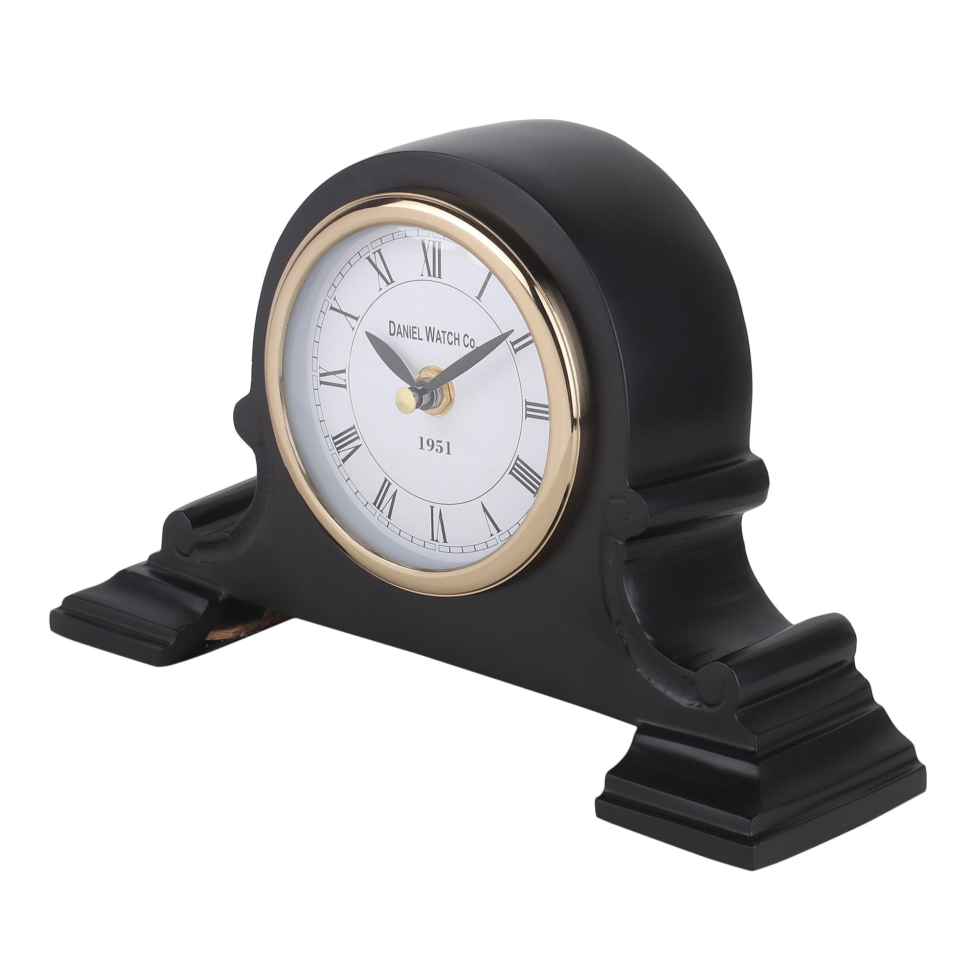 Arcadian Arc Table Clock in Gold