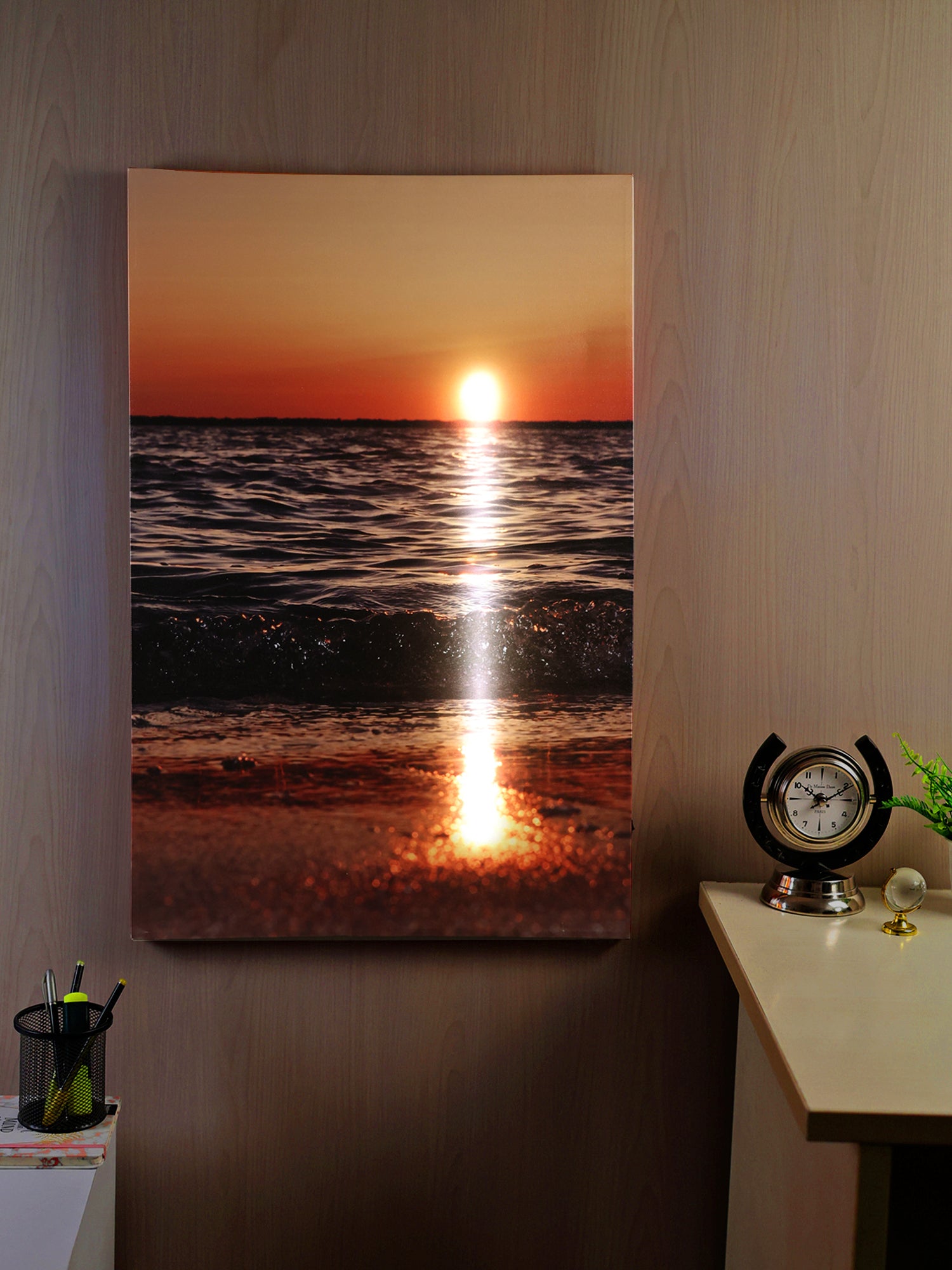 Golden Horizon – LED Sunset Wall Art