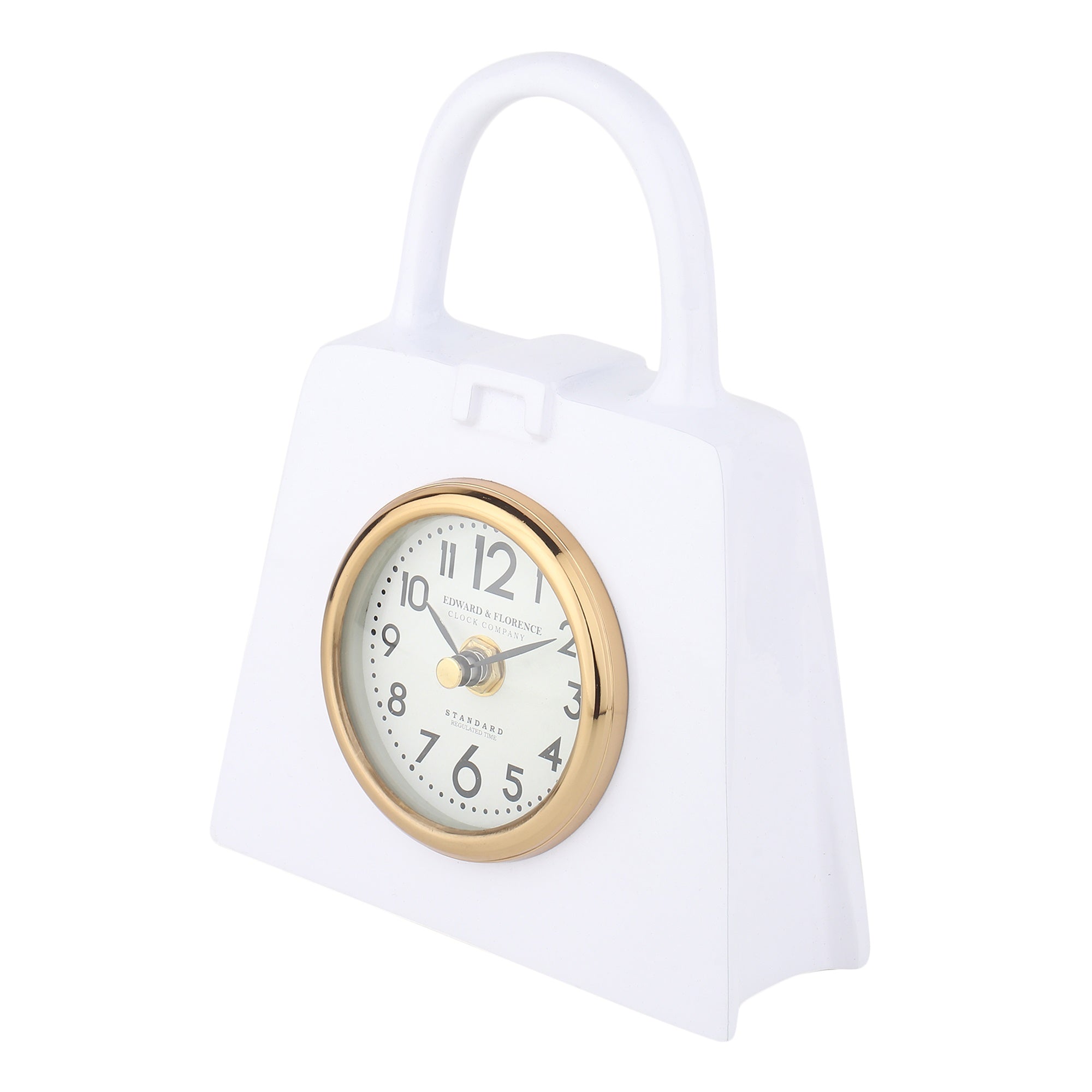 Bag of Time Table clock in White