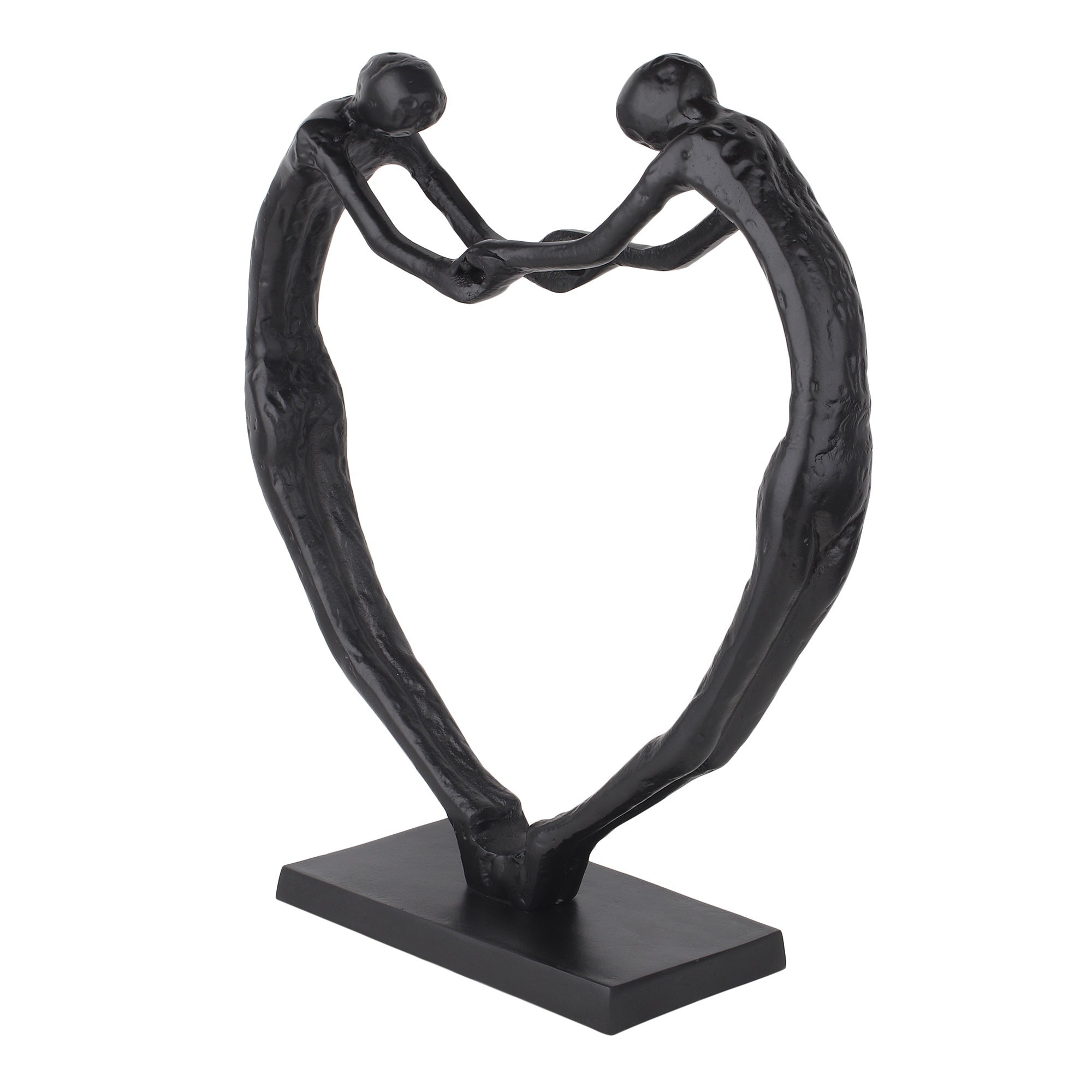 Heartfelt Harmony Sculpture in Black