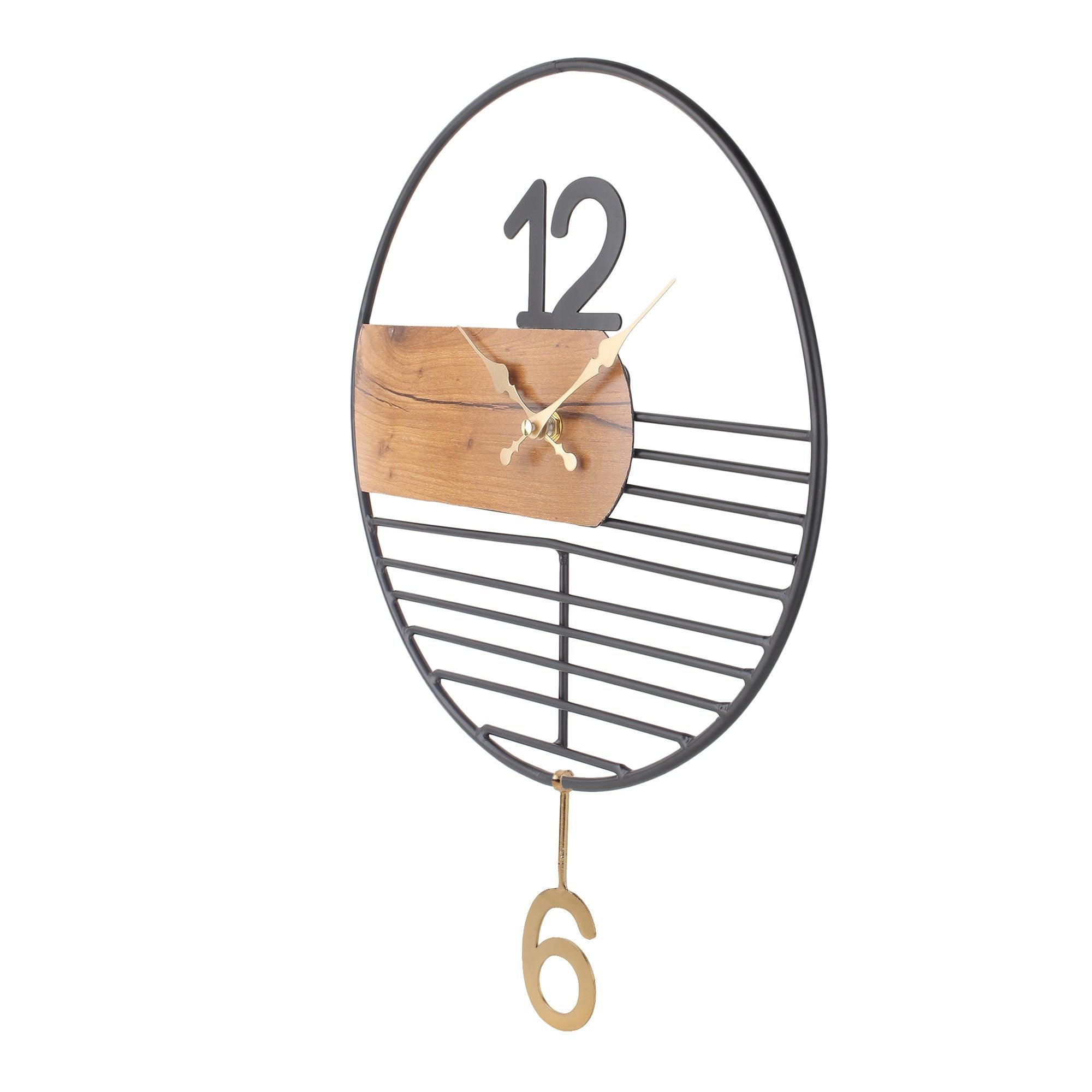 Ringmaster Wall Clock in Black