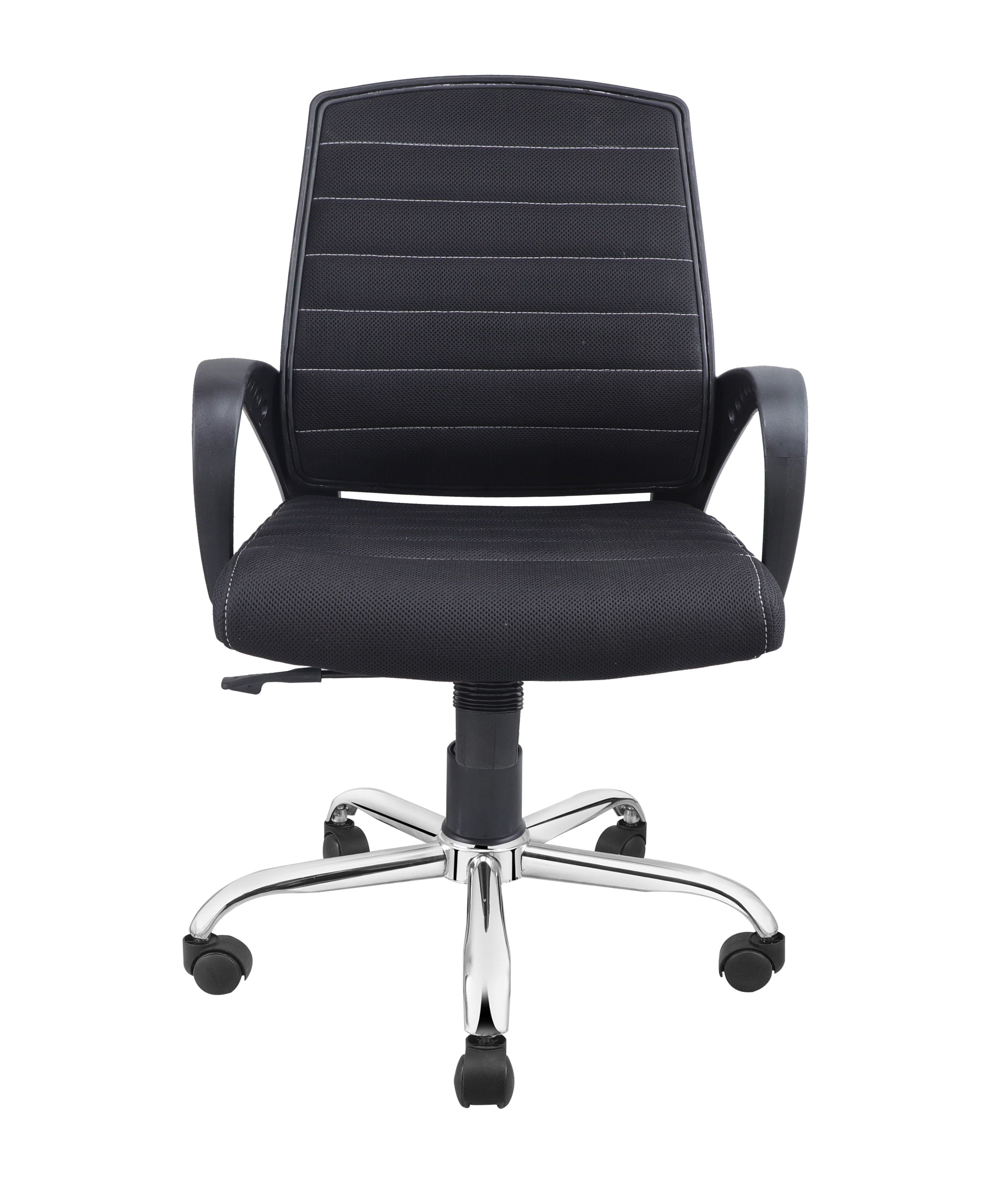 Smart Ergonomic Chair With Breathable Black Mesh Fabric