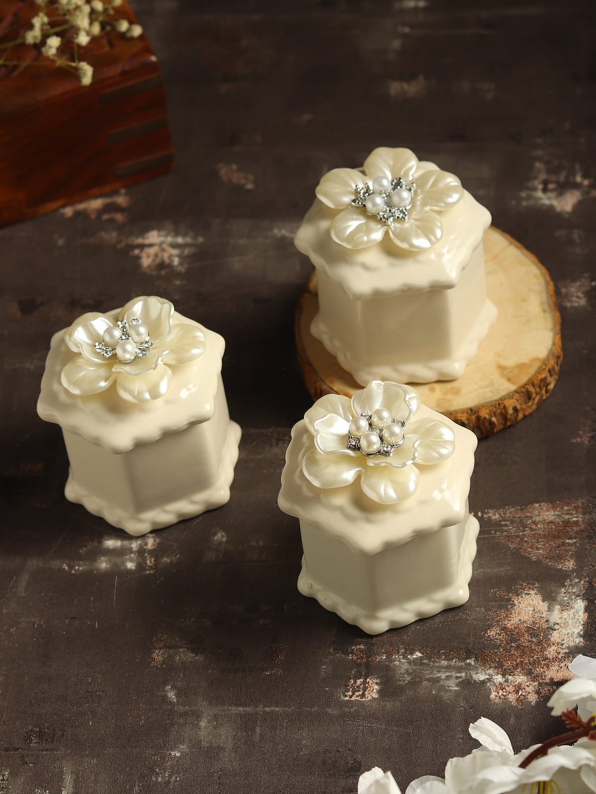 Florabelle Porcelain Box Set - OUCHCART