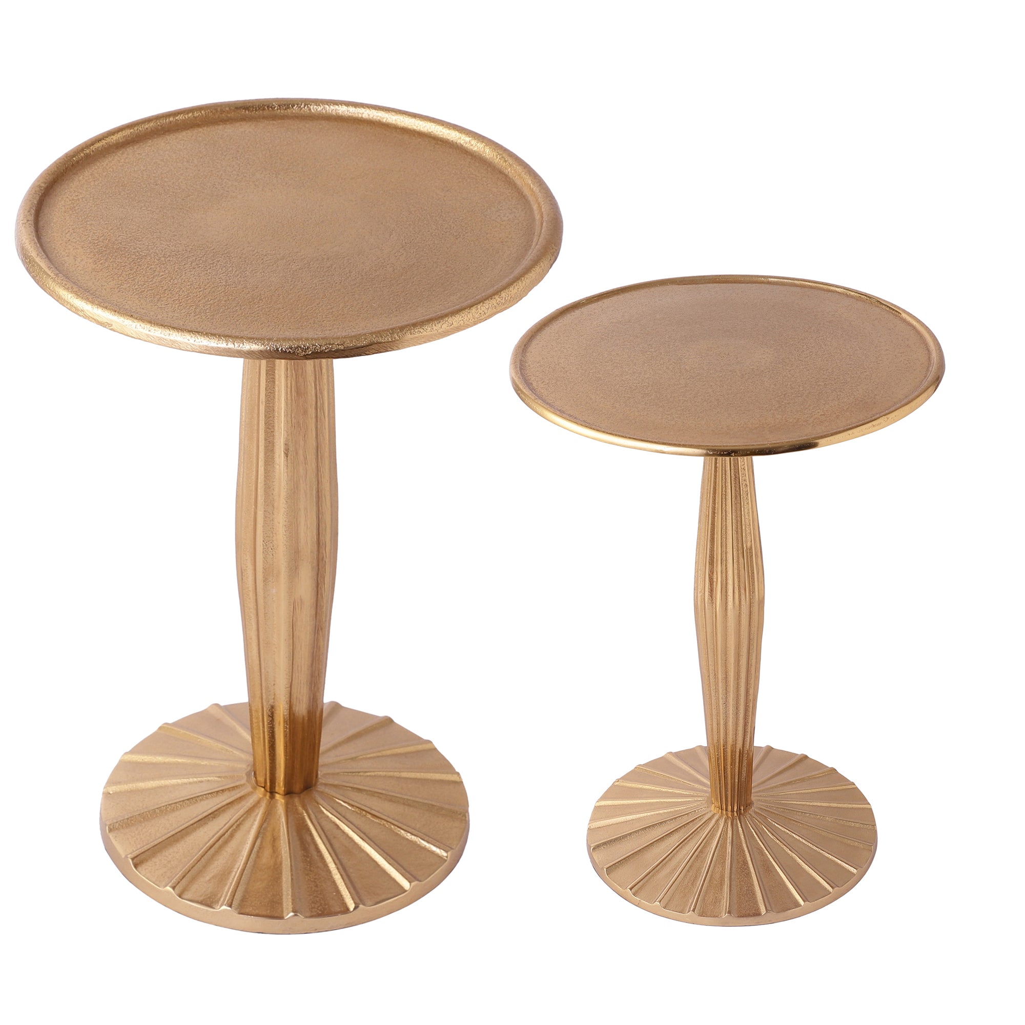 Radiant Gold Duo Side Tables Set-OUCHCART