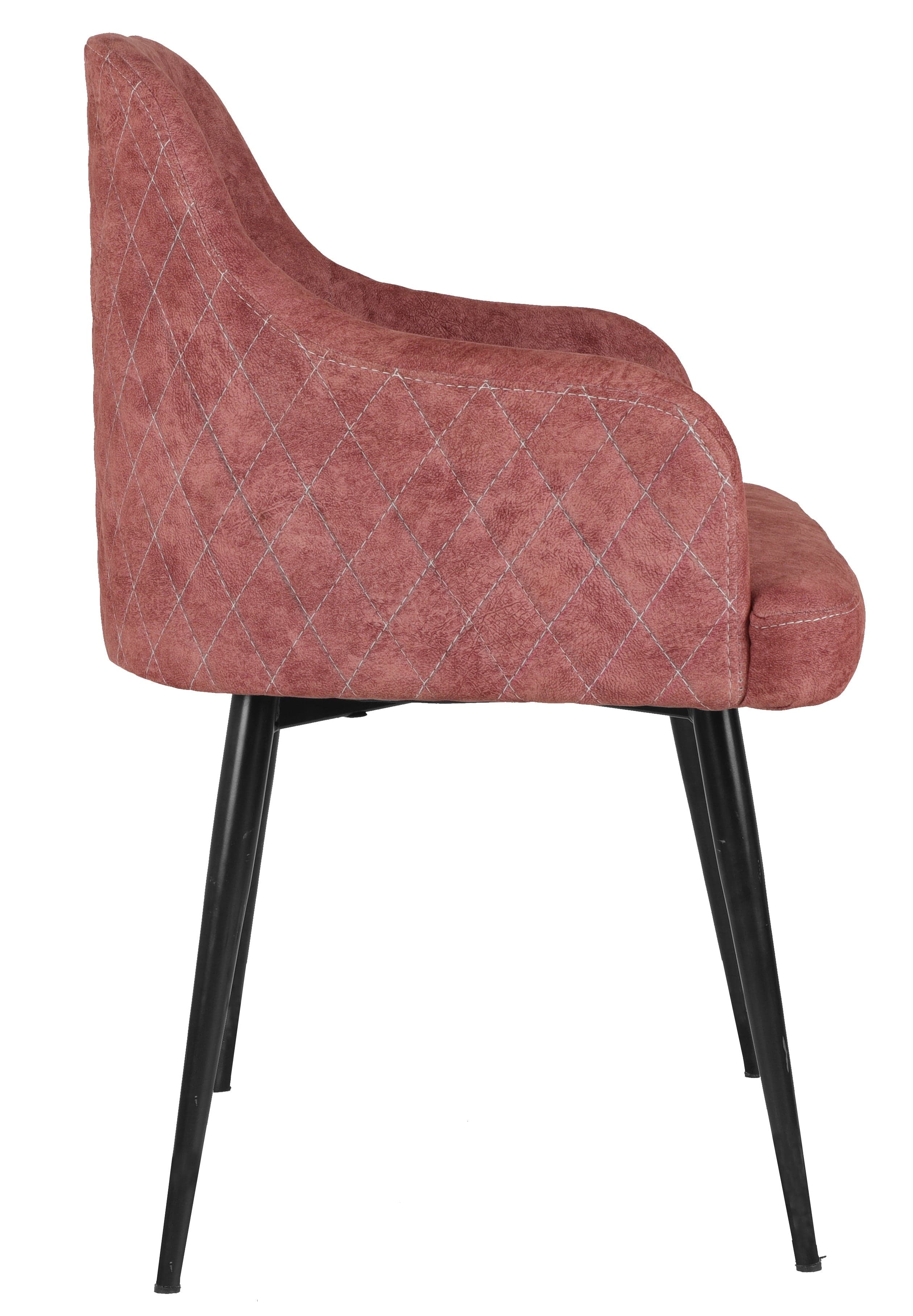 Adiko Lounge Chair Stool in Cherry Color