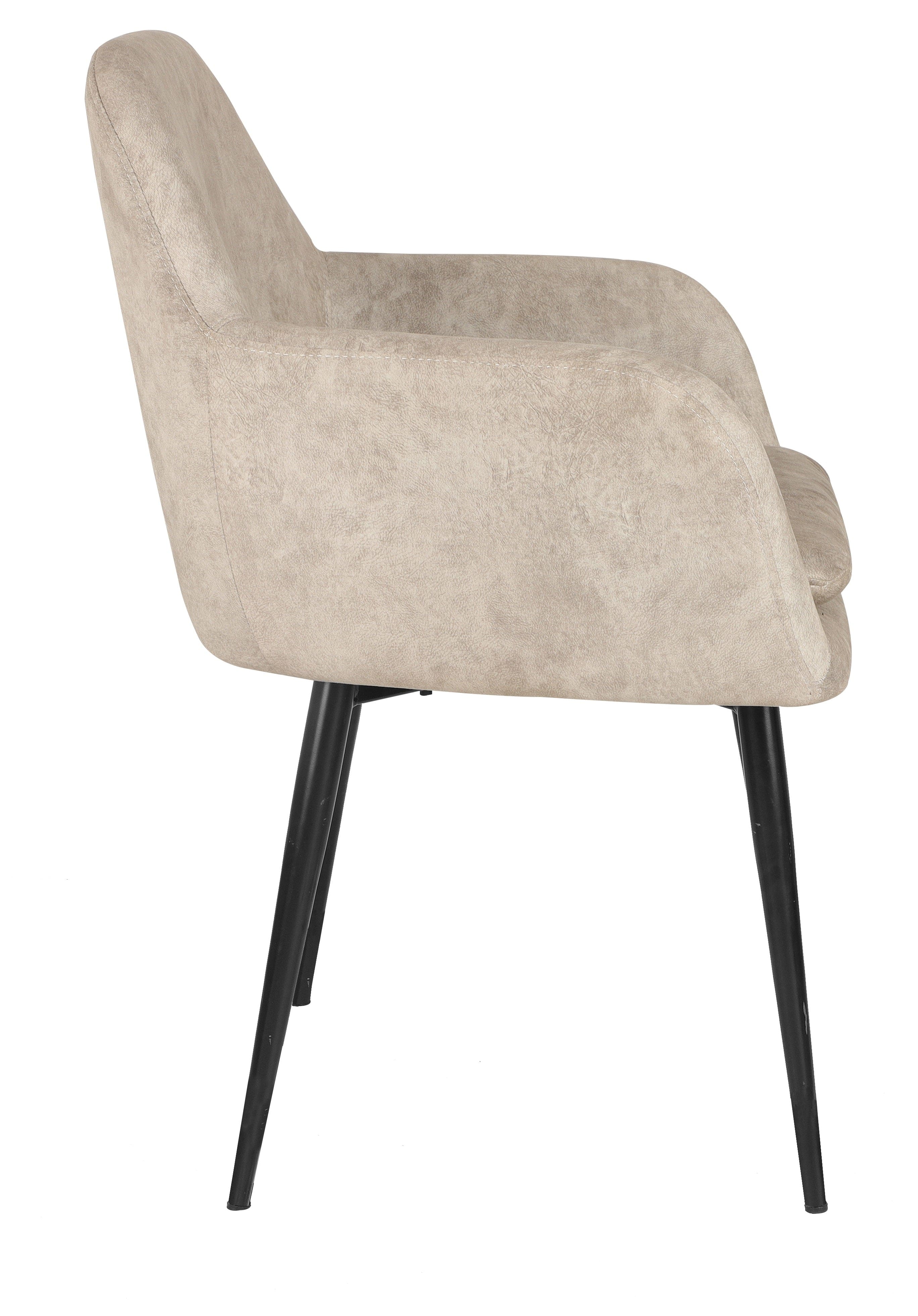 Adiko Lounge Chair Stool in Cream Color