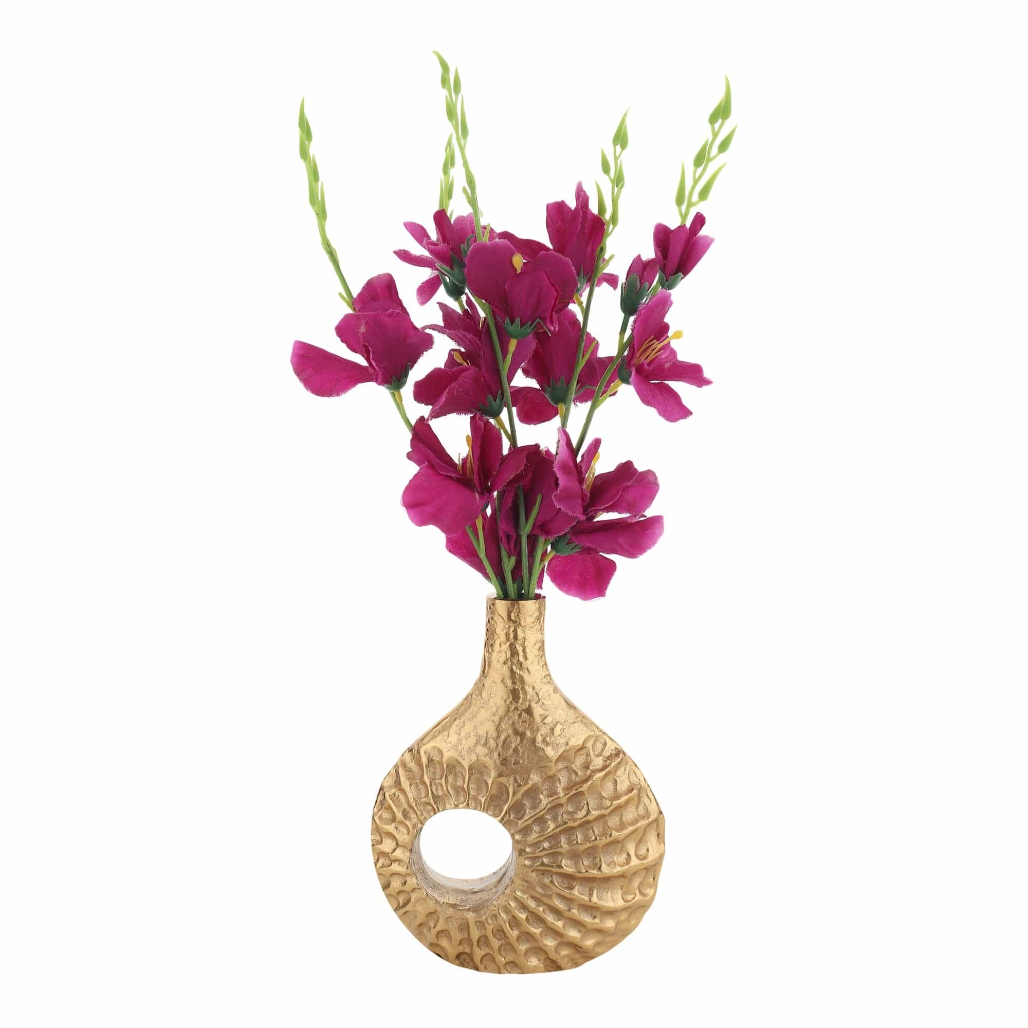 Seashell Serenity Vase -  small Gold