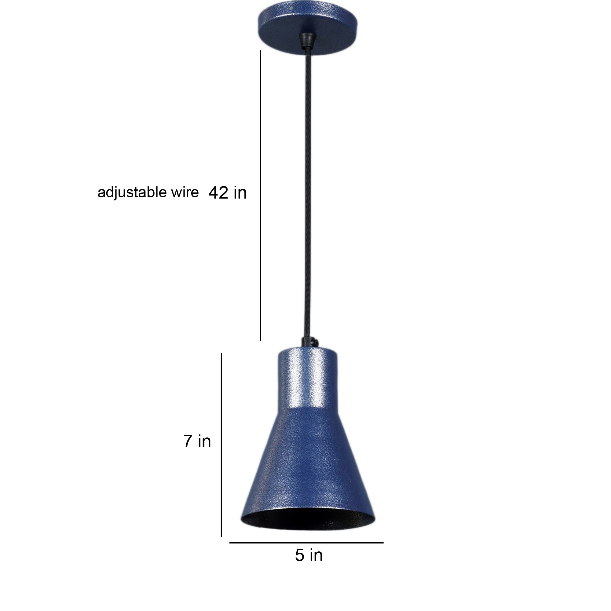 Limpid Blue Hanging Light by SS Lightings