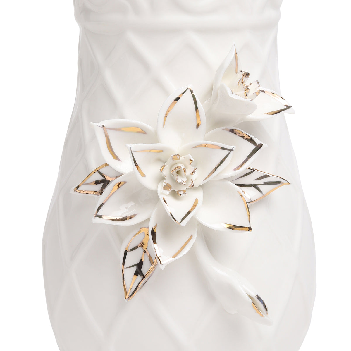 Margaux Fleur Porcelain Vase - Ouchcart