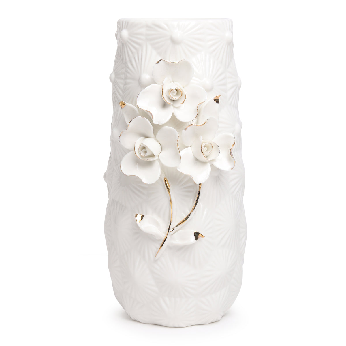 Elodie Fleur Pink  Porcelain Vase - Ouchcart