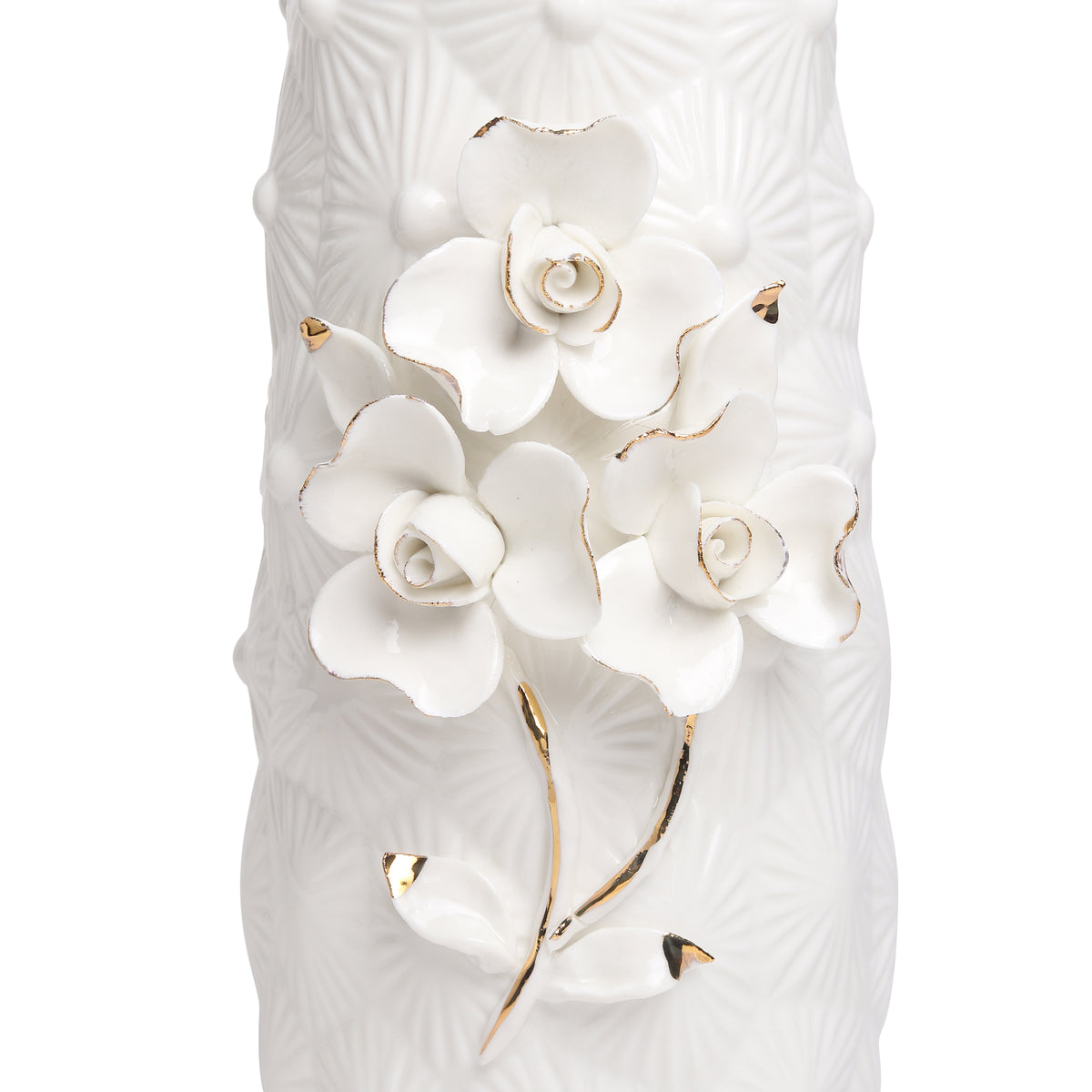 Elodie Fleur Pink  Porcelain Vase - Ouchcart