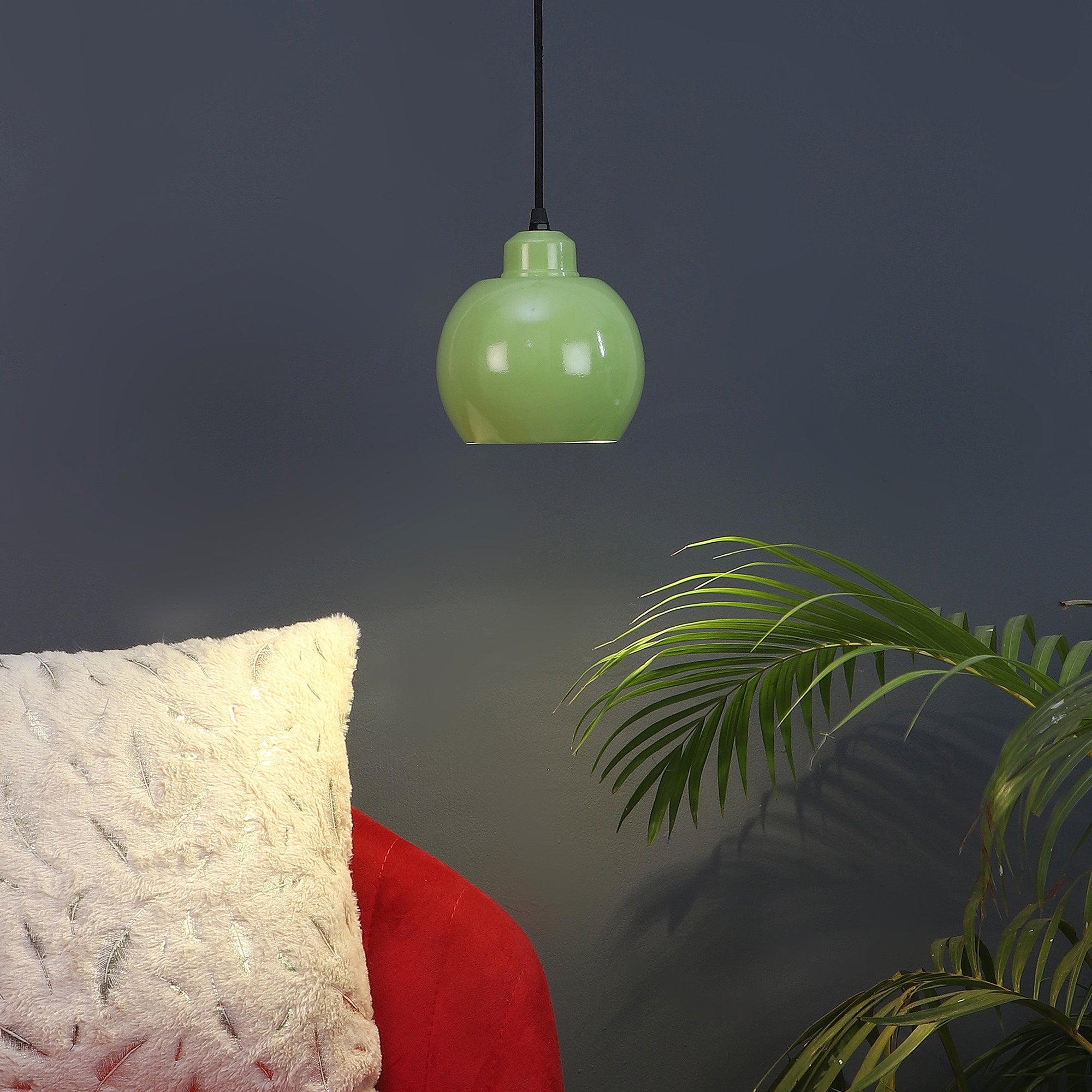 Muuto Green Metal Hanging Light by SS Lightings