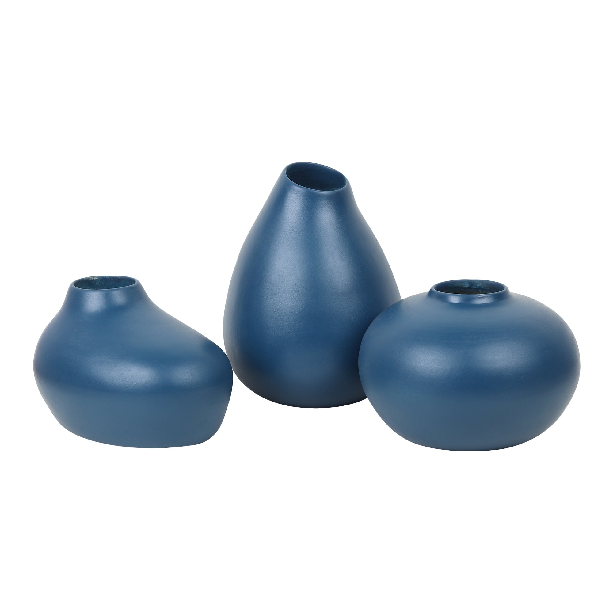 Varys Trio blue vase set