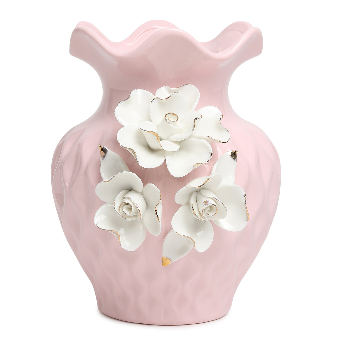 Margaux Fleur Porcelain Vase - Ouchcart